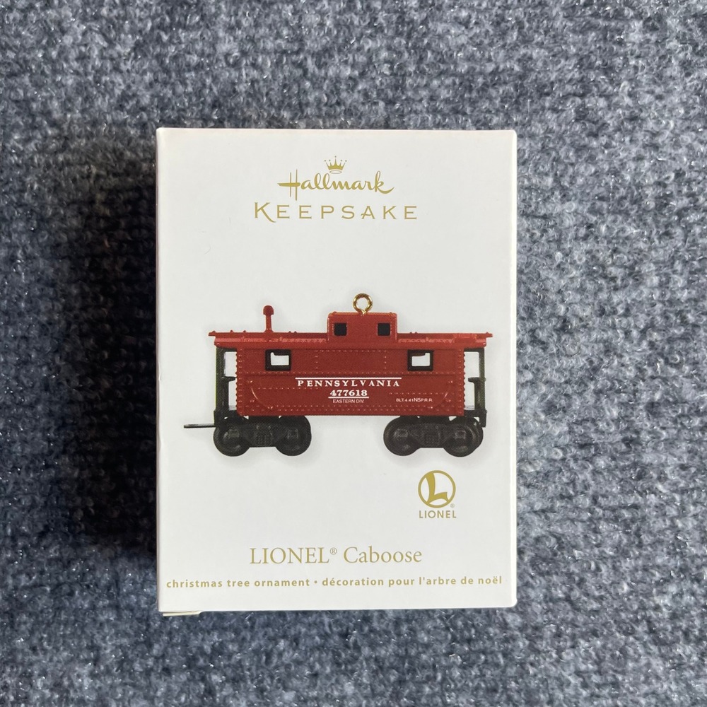 Hallmark Keepsake 2011 Lionel Caboose Pennsylvania 477618 Metal Ornament QXI2169